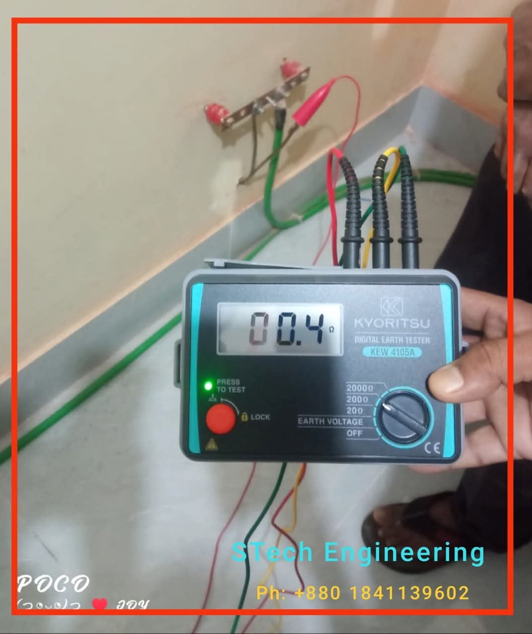 Earth Resistance Test with Report