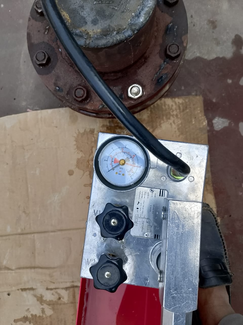 Hydraulic Test with Report & Certificate